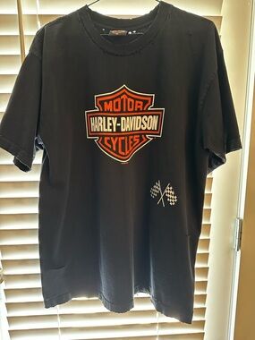 Distressed Harley tee - women xl